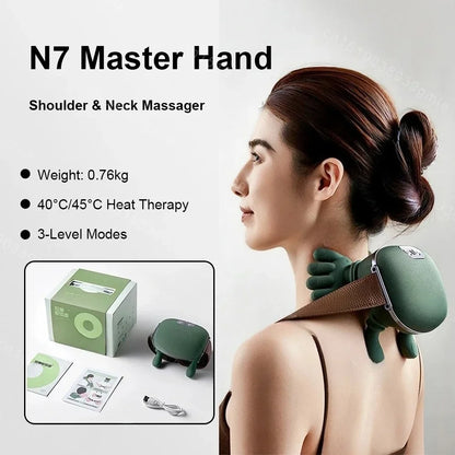 Portable Neck and Back Relaxing Massager